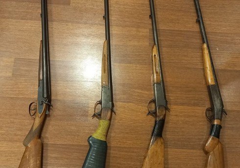 Ötən gün vətəndaşlardan dörd silah götürülüb