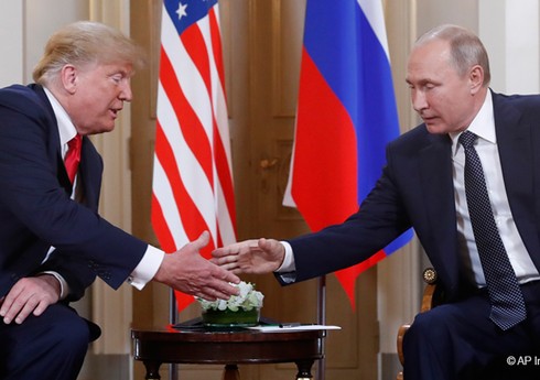 Tramp Putinlə yaxşı münasibətdə olduğunu deyib Tramp Putinlə yaxşı münasibətdə olduğunu deyib