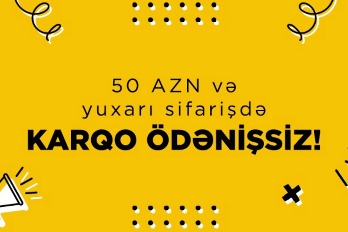 Trendyol 50 manatdan yuxarı sifarişlərdə çatdırılmanı pulsuz etdi Trendyol 50 manatdan yuxarı sifarişlərdə çatdırılmanı pulsuz etdi