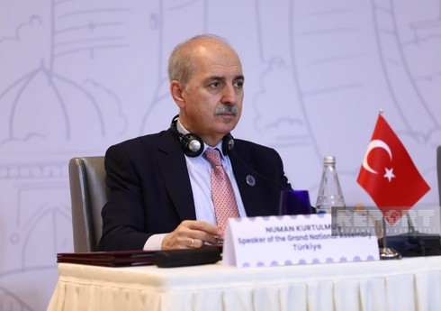 Türkiyə Böyük Millət Məclisinin sədri Bakıya gəlib Türkiyə Böyük Millət Məclisinin sədri Bakıya gəlib
