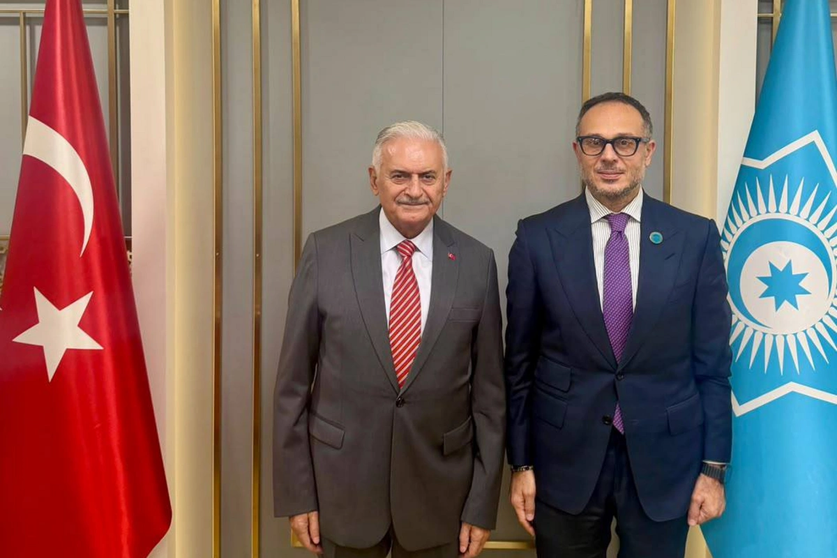 TÜRKPA Baş katibi TDT Ağsaqqallar Şurasının sədri Binali Yıldırım ilə görüşüb
