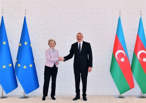 Ursula Fon der Lyayen Prezident İlham Əliyevə zəng edib