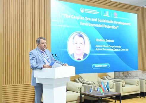 Vladimir Qrebnev: Qlobal istiləşmə Xəzər regionunda yaşayan milyonlarla insana birbaşa təsir göstərir Vladimir Qrebnev: Qlobal istiləşmə Xəzər regionunda yaşayan milyonlarla insana birbaşa təsir göstərir
