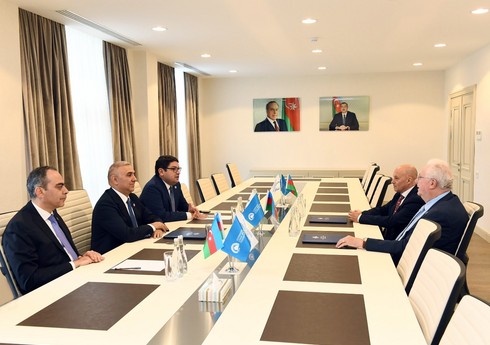 Vüqar Əhmədov Beynəlxalq Kanoe Federasiyasının prezidenti ilə görüşüb