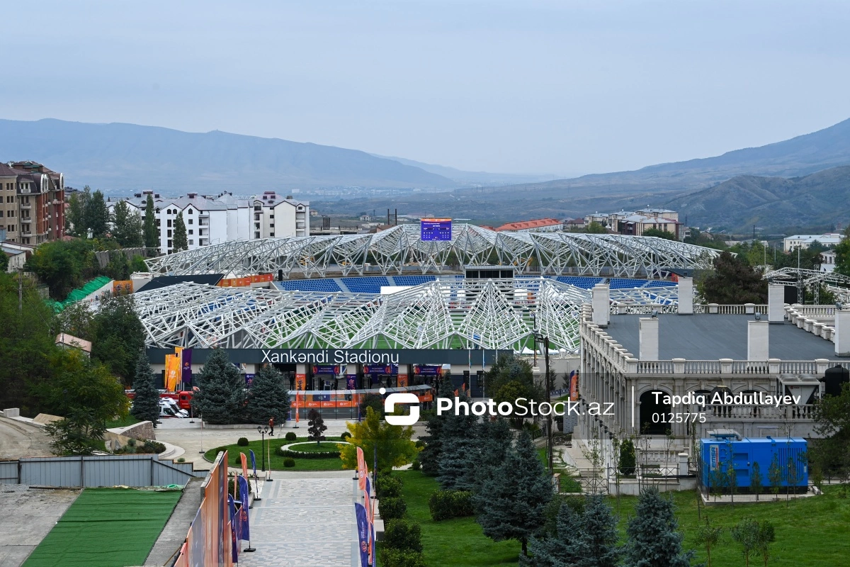 Xankəndi Stadionunda tikinti işlərinin yekunlaşacağı vaxt bilindi Xankəndi Stadionunda tikinti işlərinin yekunlaşacağı vaxt bilindi