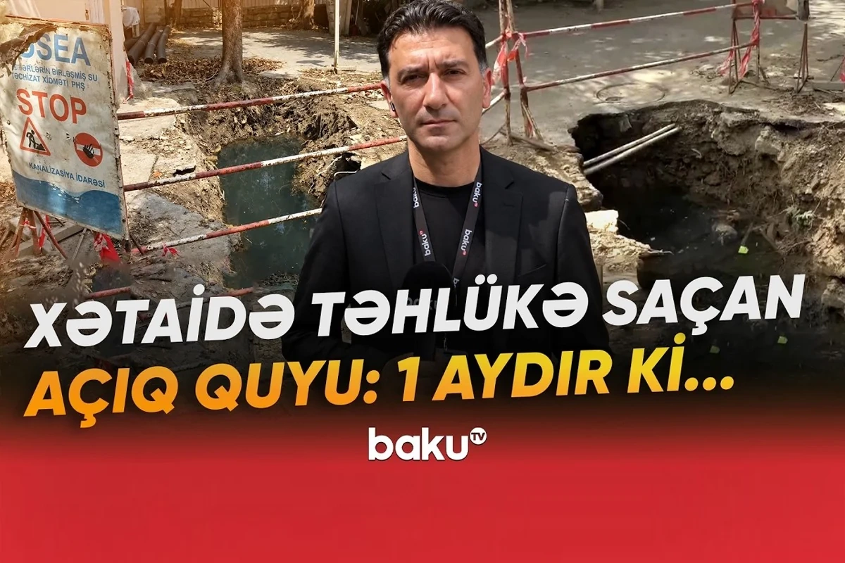 Xətaidə kanalizasiya problemi: Üstü açıq quyu sakinlər üçün təhlükə yaradır Xətaidə kanalizasiya problemi: Üstü açıq quyu sakinlər üçün təhlükə yaradır