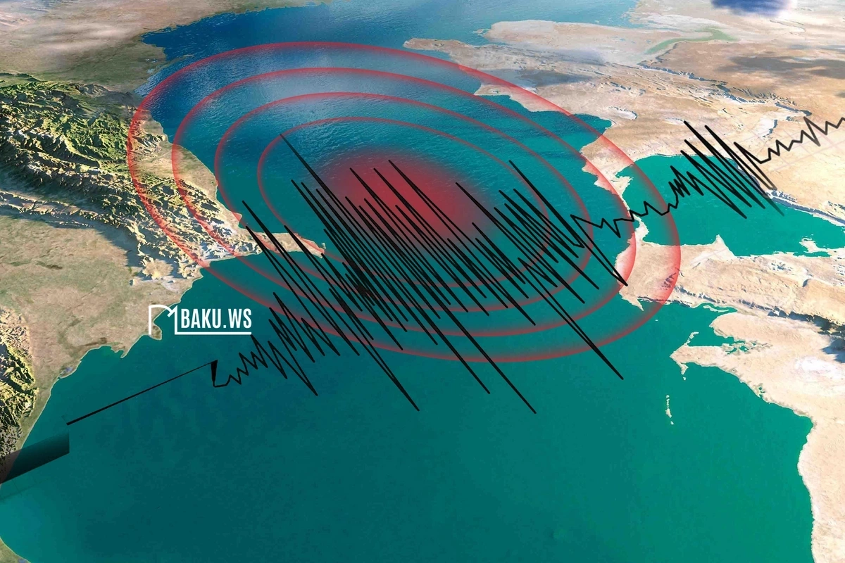 Xəzər dənizində 3,9 maqnitudalı zəlzələ baş verib
