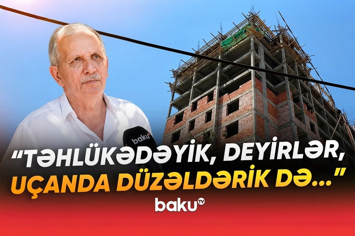 Xırdalanda yeni tikilən bina sakinləri qəzəbləndirib: 