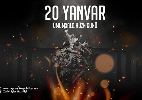 XİN: 20 Yanvar şəhidlərimizin əziz xatirəsini ehtiramla yad edirik
