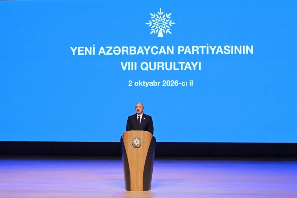 YAP-ın VIII Qurultayı keçirilib, İlham Əliyev çıxış edib YAP-ın VIII Qurultayı keçirilib, İlham Əliyev çıxış edib