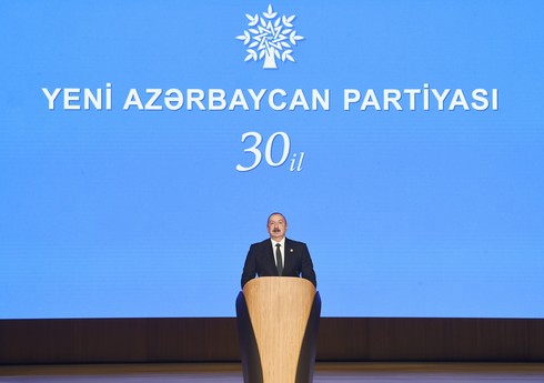 YAP-ın yaradılmasının 30-cu ildönümü münasibətilə tədbir keçirilib, Prezident İlham Əliyev toplantıda çıxış edib - YENİLƏNİB-3 YAP-ın yaradılmasının 30-cu ildönümü münasibətilə tədbir keçirilib, Prezident İlham Əliyev toplantıda çıxış edib - YENİLƏNİB-3