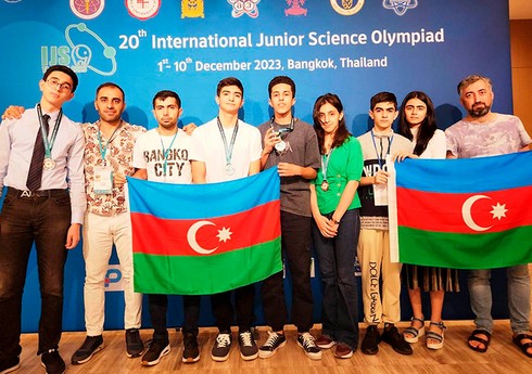 Yeniyetmələrimiz 20-ci Beynəlxalq Elm Olimpiadasında 4 medal qazanıblar