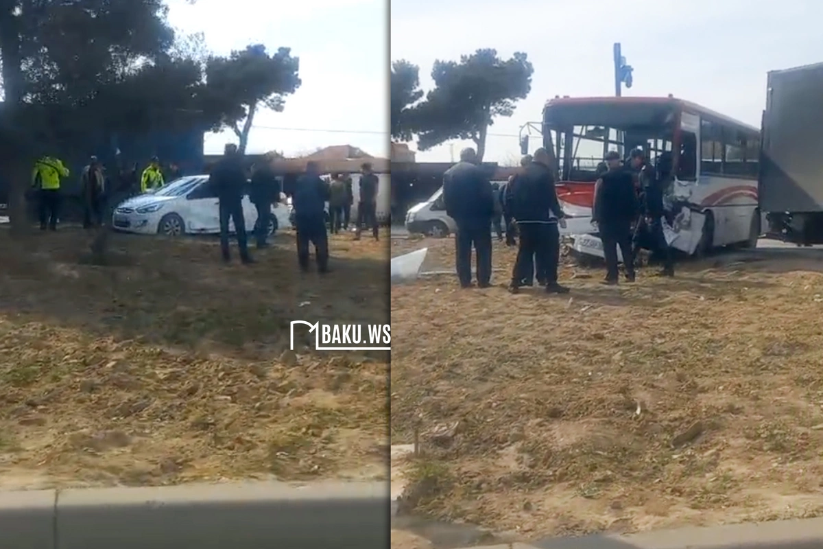 Zabratda sərnişin avtobusu QƏZAYA DÜŞDÜ - Xəsarət alan var Zabratda sərnişin avtobusu QƏZAYA DÜŞDÜ - Xəsarət alan var