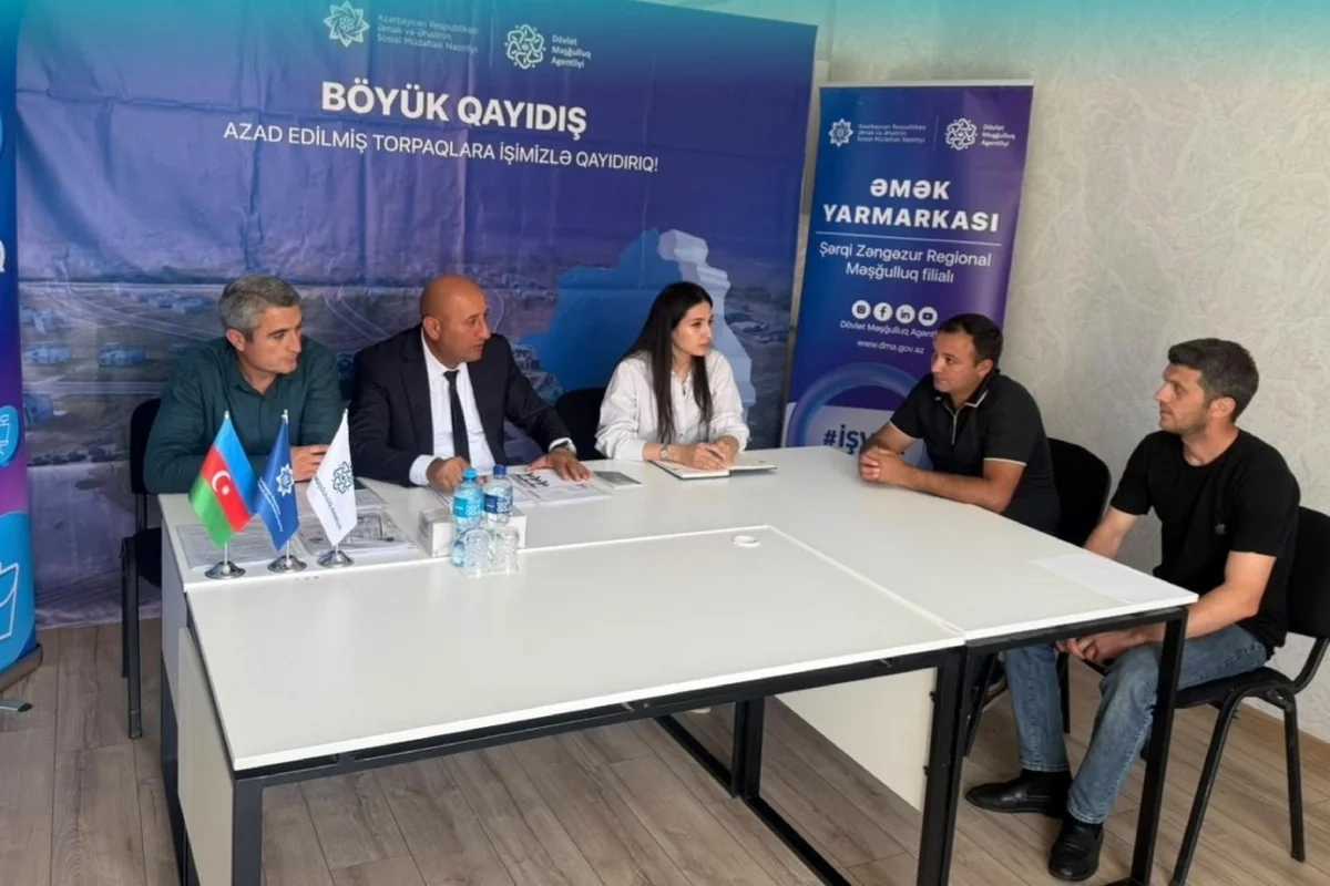 Zəngilanda növbəti əmək yarmarkası keçirilib